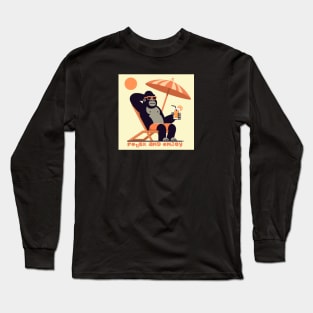 Relax and enjoy king kong Long Sleeve T-Shirt